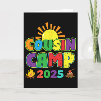 Cousin Camp 2025 Familjesemester Sommar Camping Cr Kort