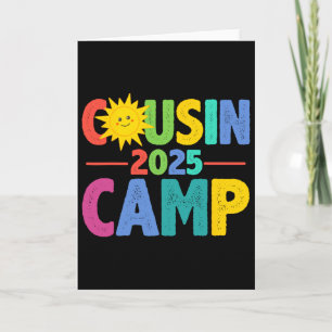 Cousin Camp 2025 Familjesemester Sommar Camping Cr Kort