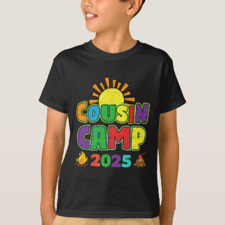 Cousin Camp 2025 Familjesemester Sommar Camping Cr T Shirt