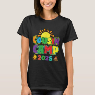 Cousin Camp 2025 Familjeutflykt Sommar Camping Cr T Shirt