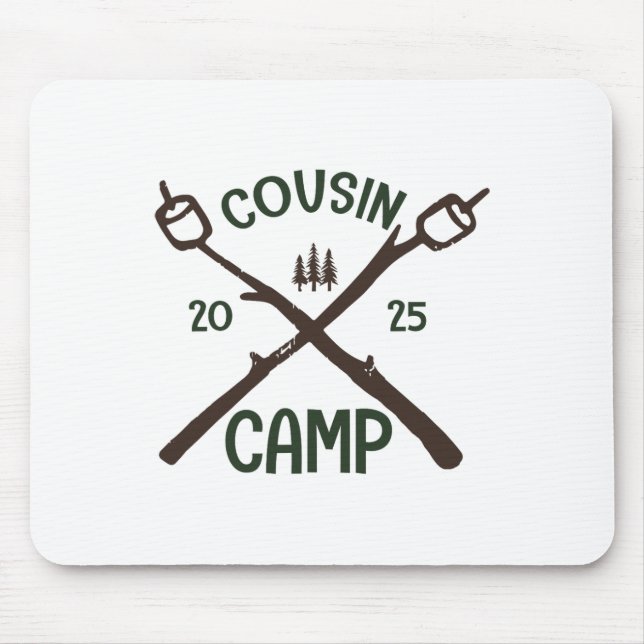 Cousin Camp 2025 Tröja Matchande Grupp Camping Sem Musmatta (Framsidan)