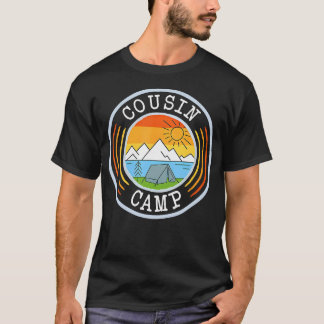 Cousin Camp Campare Camping Crew Campfire Sommar V T Shirt