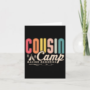 Cousin Camp Crew 2024 Skapar Minnen Familjesemeste Kort