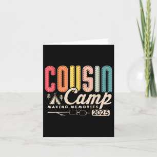 Cousin Camp Crew 2025 Skapar Minnen Familjesemeste Kort