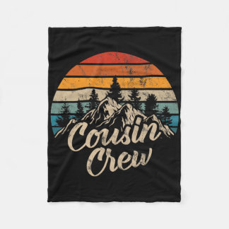 Cousin Crew 2025 Camping Utomhus Solnedgång Sommar Fleecefilt