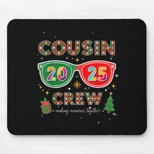 Cousin Crew 2025 Funny Christmas Matching Family P Musmatta (Framsidan)
