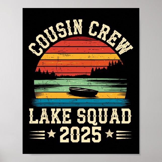 Cousin Crew 2025 Kusin Crew Lake Squad  Poster (Framsidan)