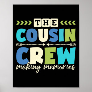 Cousin Crew 2025 Minnen Familjesemester C Poster
