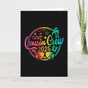 Cousin Crew 2025 Sommarlov Beach Familjeresa Kort