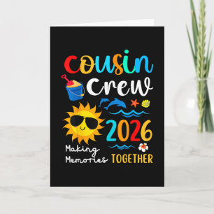 Cousin Crew 2026 Skapar Minnen Sommar Familjesemes Kort