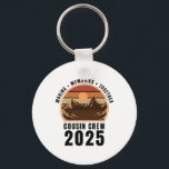 Cousin Crew Camp Family Camping Trip Matching Camp Nyckelring<br><div class="desc">Cousin Crew Camp Family Camping Trip Matching Camper 2025</div>