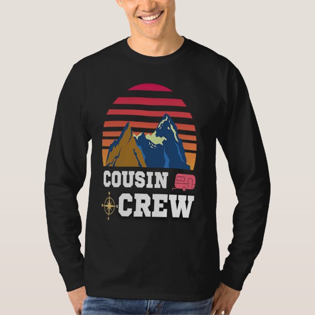 Cousin Crew Camping Adventure T Shirt (Framsida)