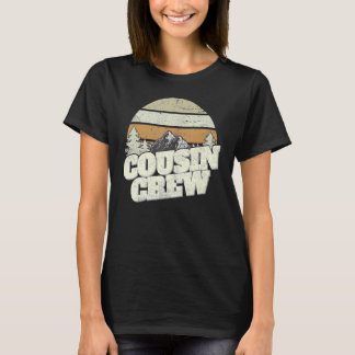 Cousin Crew Camping Outdoor Sunset Summer Camp 1 T Shirt