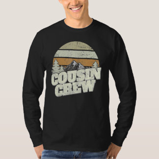 Cousin Crew Camping Outdoor Sunset Summer Camp 1 T Shirt