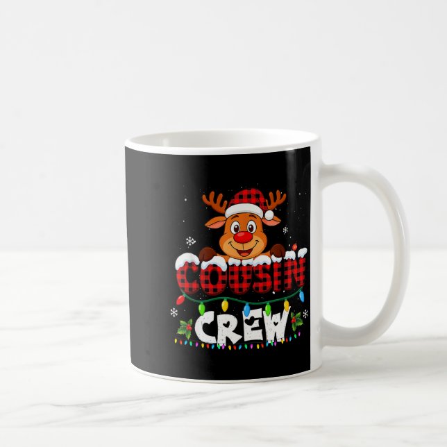 Cousin Crew Christmas 2025 Family Matching Santa E Kaffemugg (Höger)