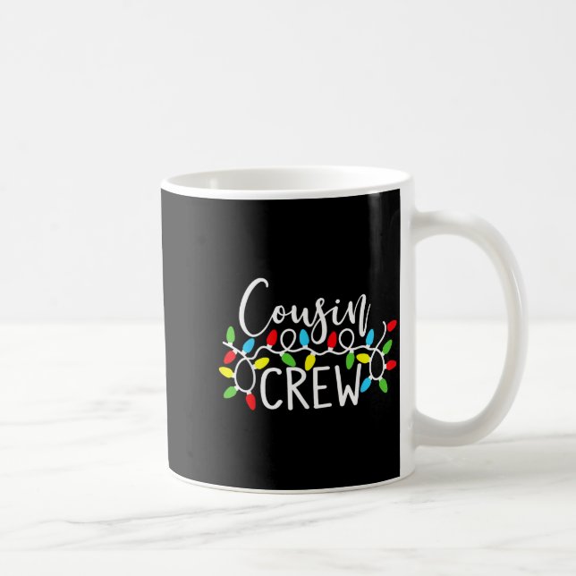 Cousin Crew Christmas Kids Cousins Christmas Crew  Kaffemugg (Höger)