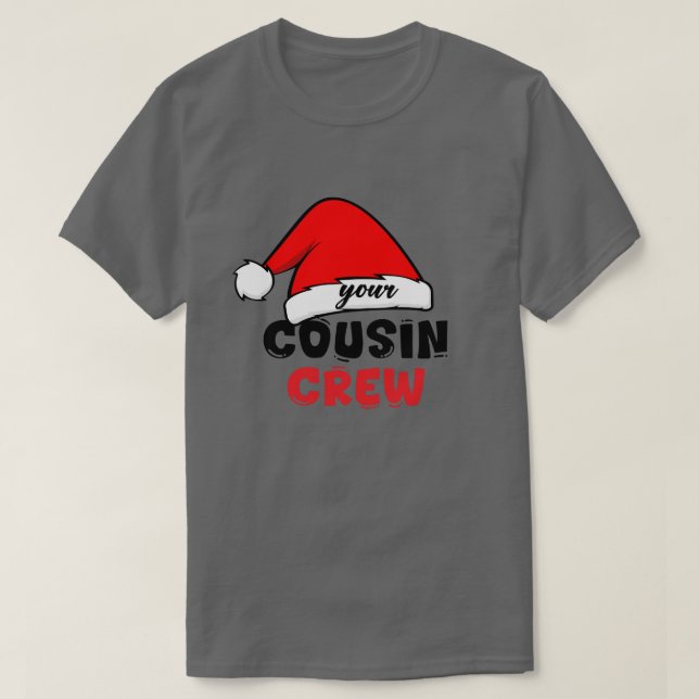 Cousin Crew Christmas T Shirt (Design framsida)