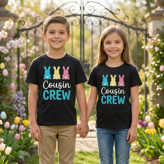 Cousin Crew Easter Bunny Boys Kids Family Shirt T