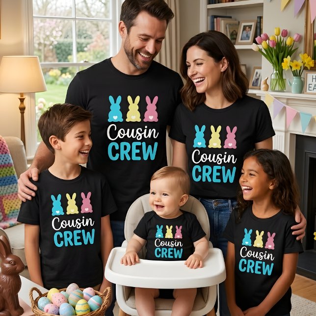 Cousin Crew Easter Bunny Dad Family Matching Tee (Skapare uppladdad)