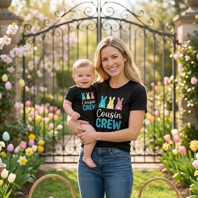 Cousin Crew Easter Bunny Family Matching Shirt T (Skapare uppladdad)