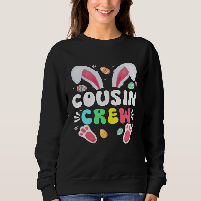 Cousin Crew Easter Bunny Family Matching Toddler B T Shirt (Framsida)