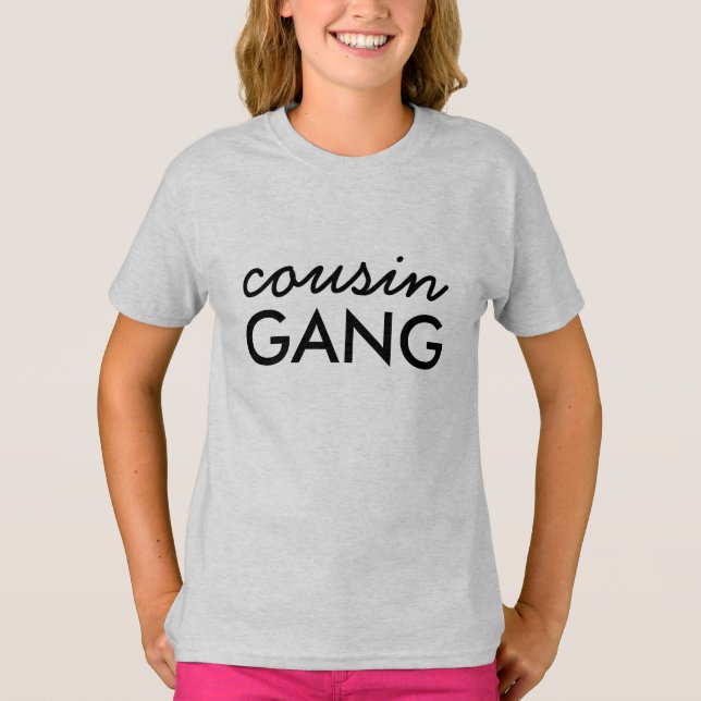 Cousin Crew | Fun Matching Family Outfit T Shirt (Framsida)