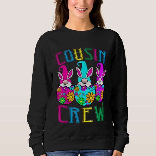 Cousin Crew Gonmes Love Cool Eggs Bunny Happy East T Shirt (Framsida)