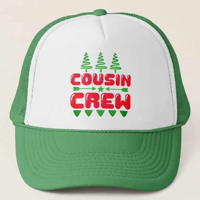 Cousin Crew Jul Familj Matchande Design-86044 Keps (Framsida)