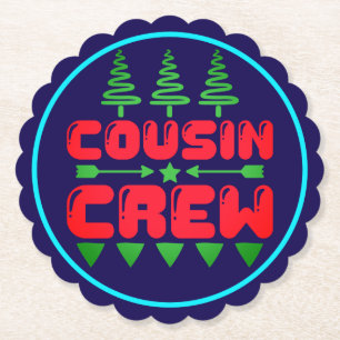 Cousin Crew jul familjematchande design-86044 Underlägg Papper