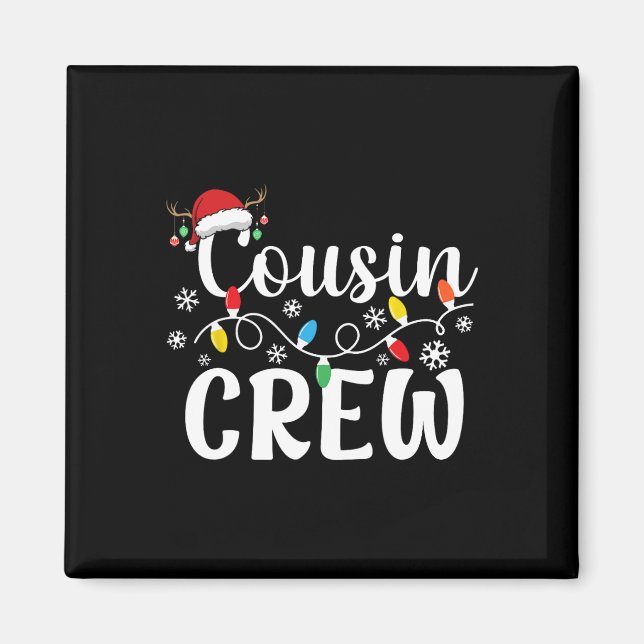 Cousin Crew Jul Kusiner Jul Matchande F Magnet (Framsidan)