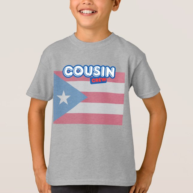 Cousin Crew Puerto Rico T Shirt (Framsida)