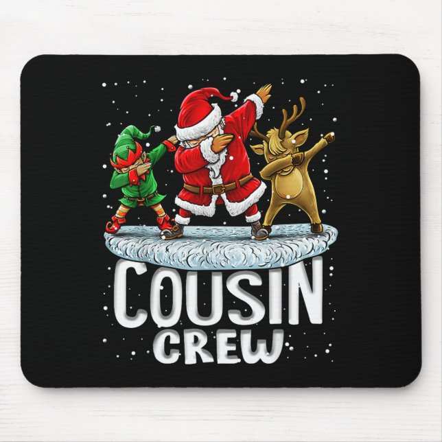 Cousin Crew Santa Elf Dabbing Matching Family Chri Musmatta (Framsidan)