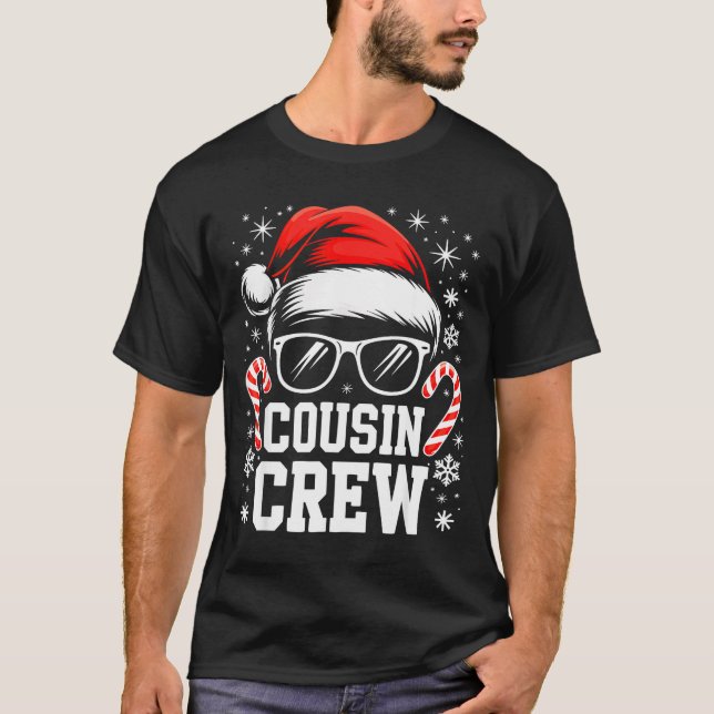 Cousin Crew Shirt Adults Kids Matching Christmas G T Shirt (Framsida)