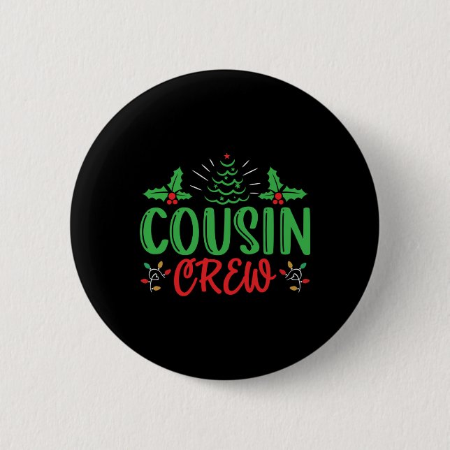 Cousin Crew T Shirt  Knapp (Framsida)
