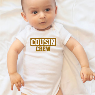 Cousin Crew Terrakotta brunt Barn Baby T-Shirt
