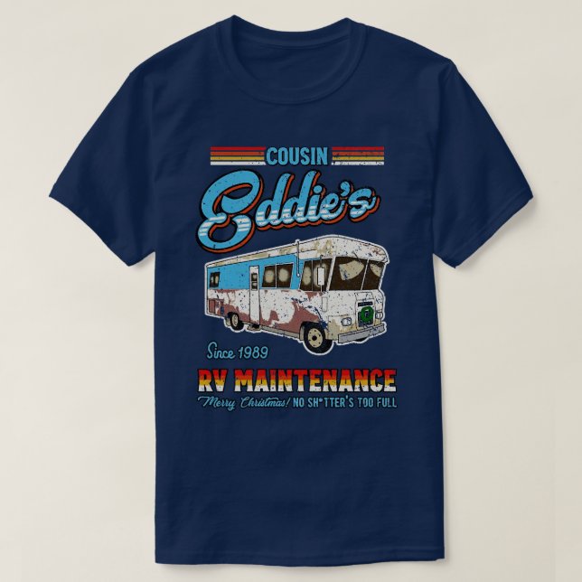 Cousin Eddie Retro RV e Specialist TShirt T Shirt (Design framsida)