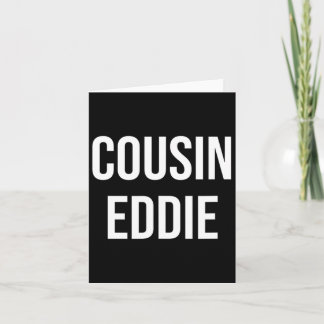 Cousin Eddie Unisex Svarta Xs Vanlig S Kort S