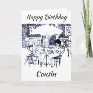’COUSIN’ GRATTIS PÅ FÖDELSEDAGEN KORT