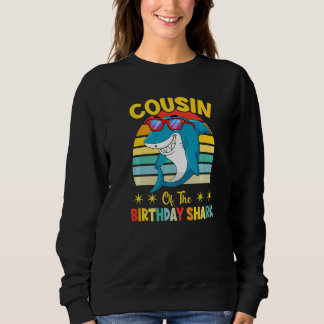 Cousin Of The Shark Birthday Family Matching Birth T Shirt