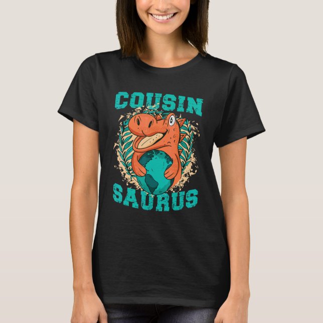 Cousin Saurus T Shirt (Framsida)
