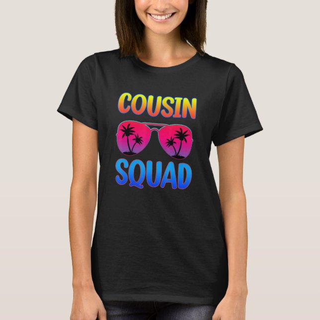 Cousin Squad Glasses Cousin Crew Family Matching G T Shirt (Framsida)