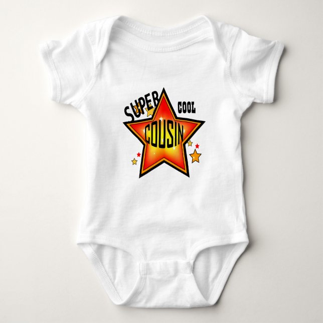 Cousin Toppen Star Infant Creeper T-shirt (Framsida)
