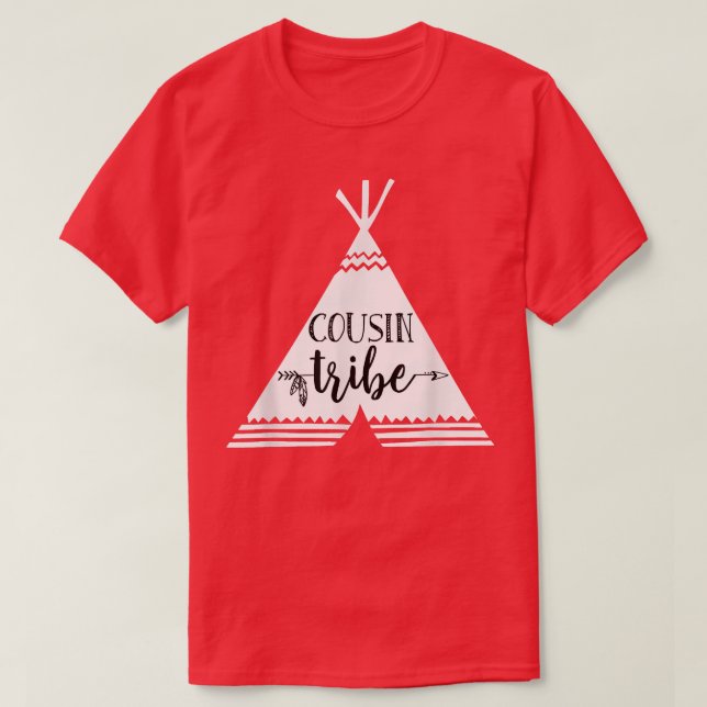 Cousin Tribe Funny Family Group Matching Thanksgiv T Shirt (Design framsida)