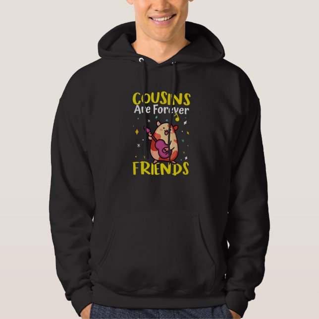 Cousins Are Forever Friends  Hoodie (Framsida)