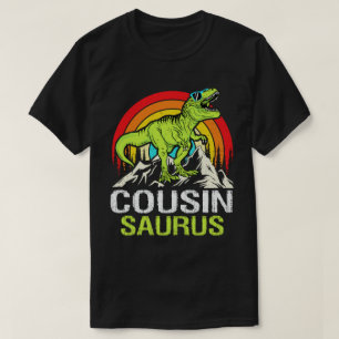 Cousinsaurus Dinosaur t Rex Cousin Saurus Matching Shirt