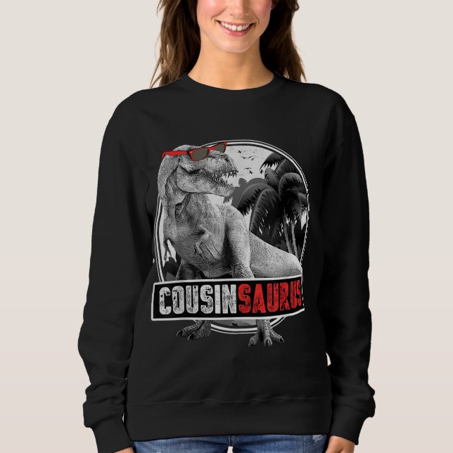 Cousinsaurus for Boys T-Rex Cousin Dinosaur T Shirt (Framsida)