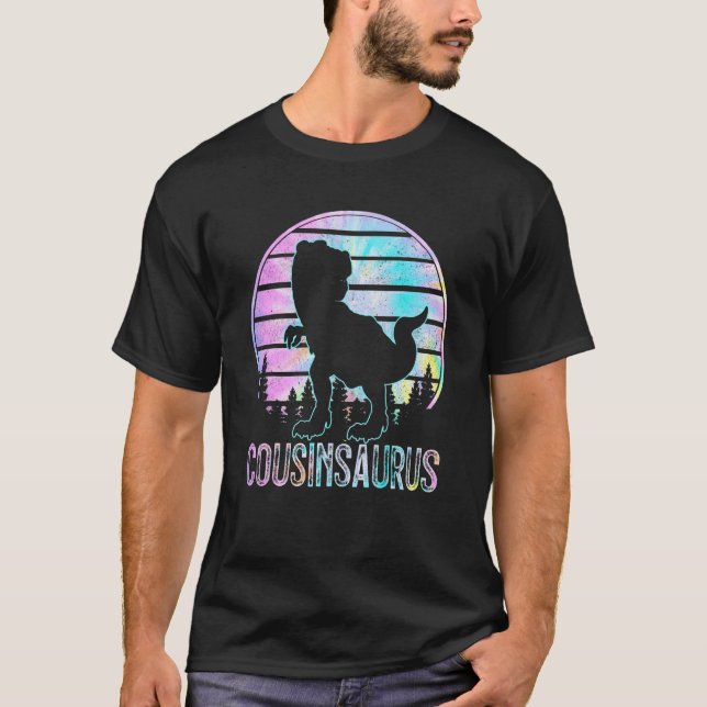 Cousinsaurus Rex Dinosaur Cousin Saurus Tye Die Me T Shirt (Framsida)