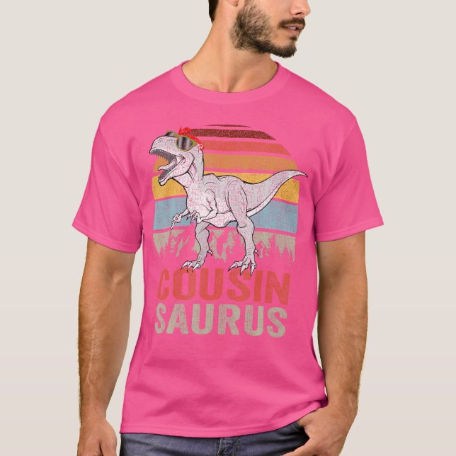 Cousinsaurus T Rex Dino Cousin Saurus Dinosaur Gir T Shirt (Framsida)