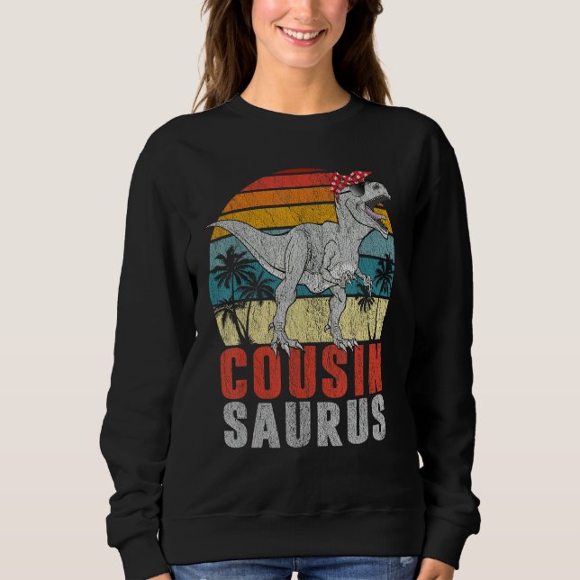 Cousinsaurus T Rex Dinosaur Cousin Saurus Family M Shirt (Framsida)