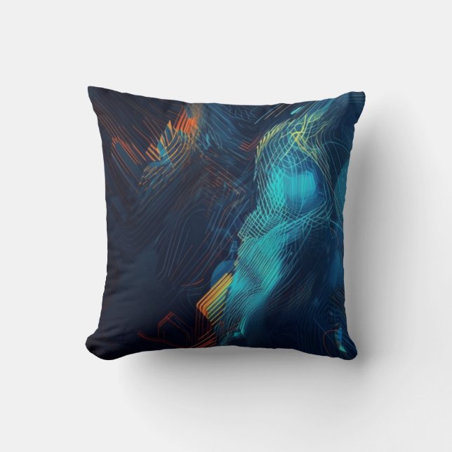 Coussin art abstrait kudde (Framsida)